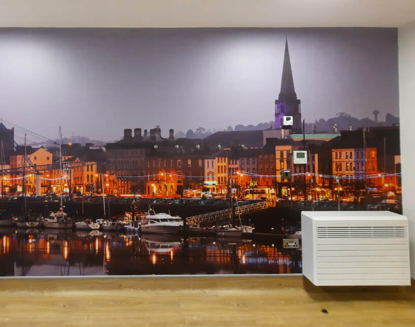 Custom Feature wall for St. Patricks Hospital in Waterford Ireland